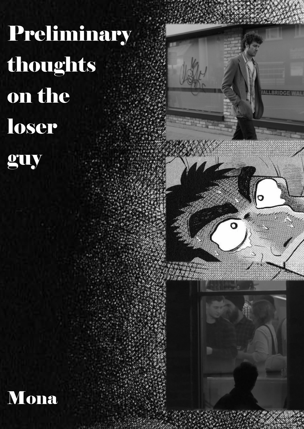 cover for preliminary thoughts on the loser guy