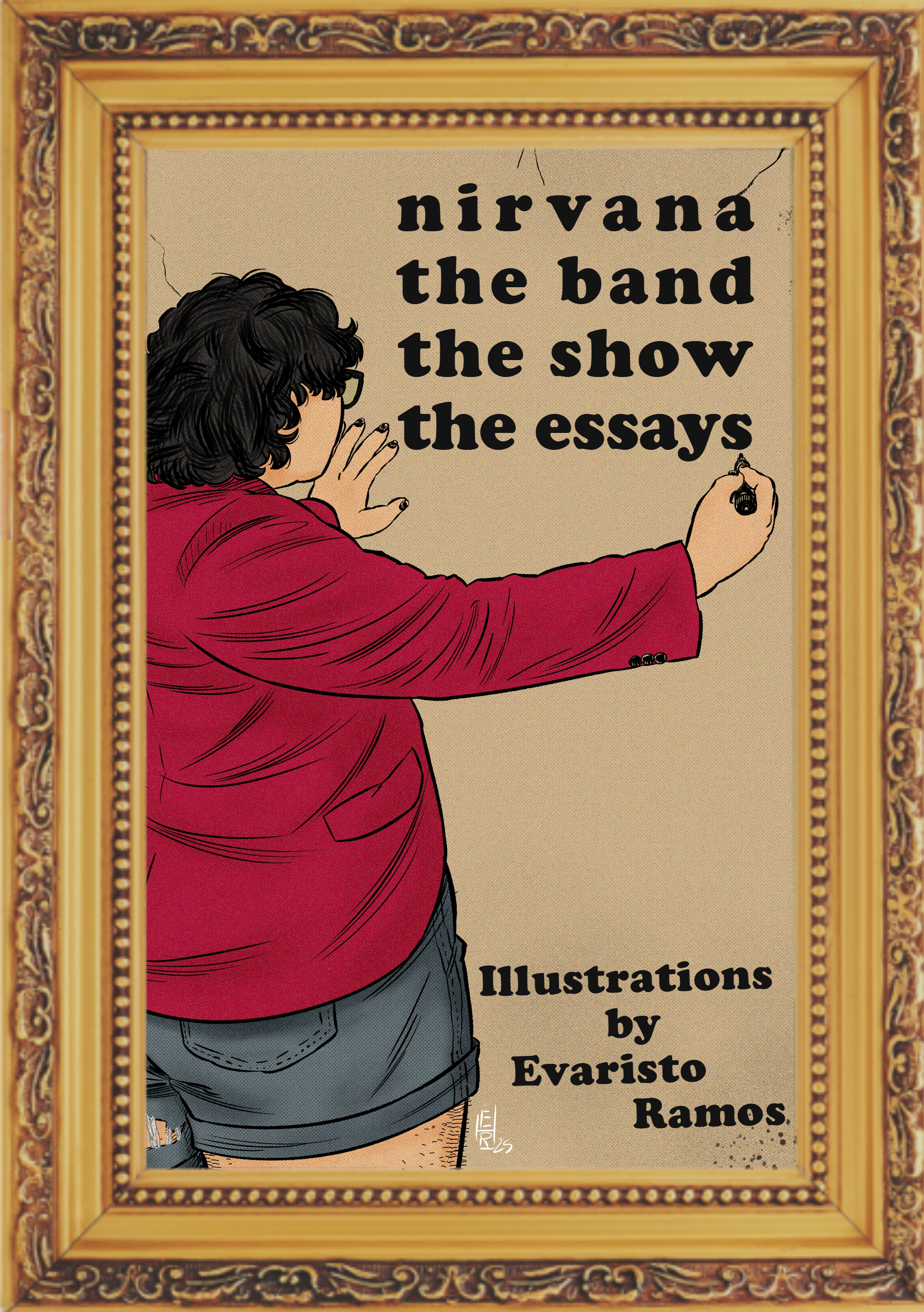 cover for nirvana the band the show the essays zine